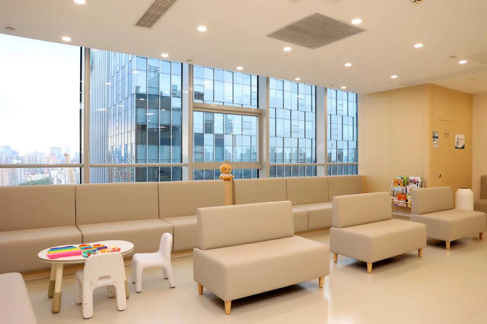 Interior of a checkup center in Shanghai