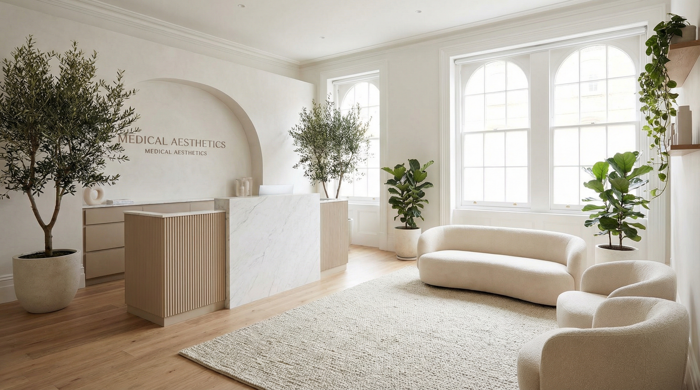 Premium aesthetic medicine clinic interior